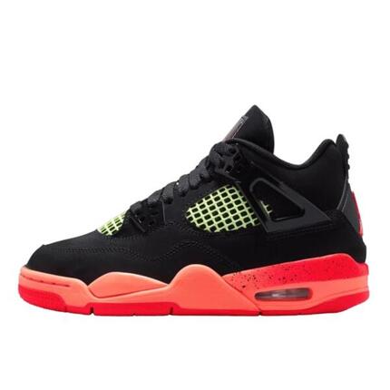 Zapatillas 4 Retro Black Infrared Barely Volt