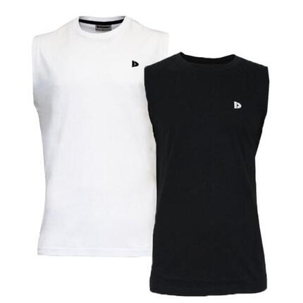 Lot de 2 t-shirts sans manches Donnay pour homme Stan