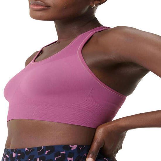 SWEATY BETTY Stamina Seamless Sports Bra ARGYLE PAARS L