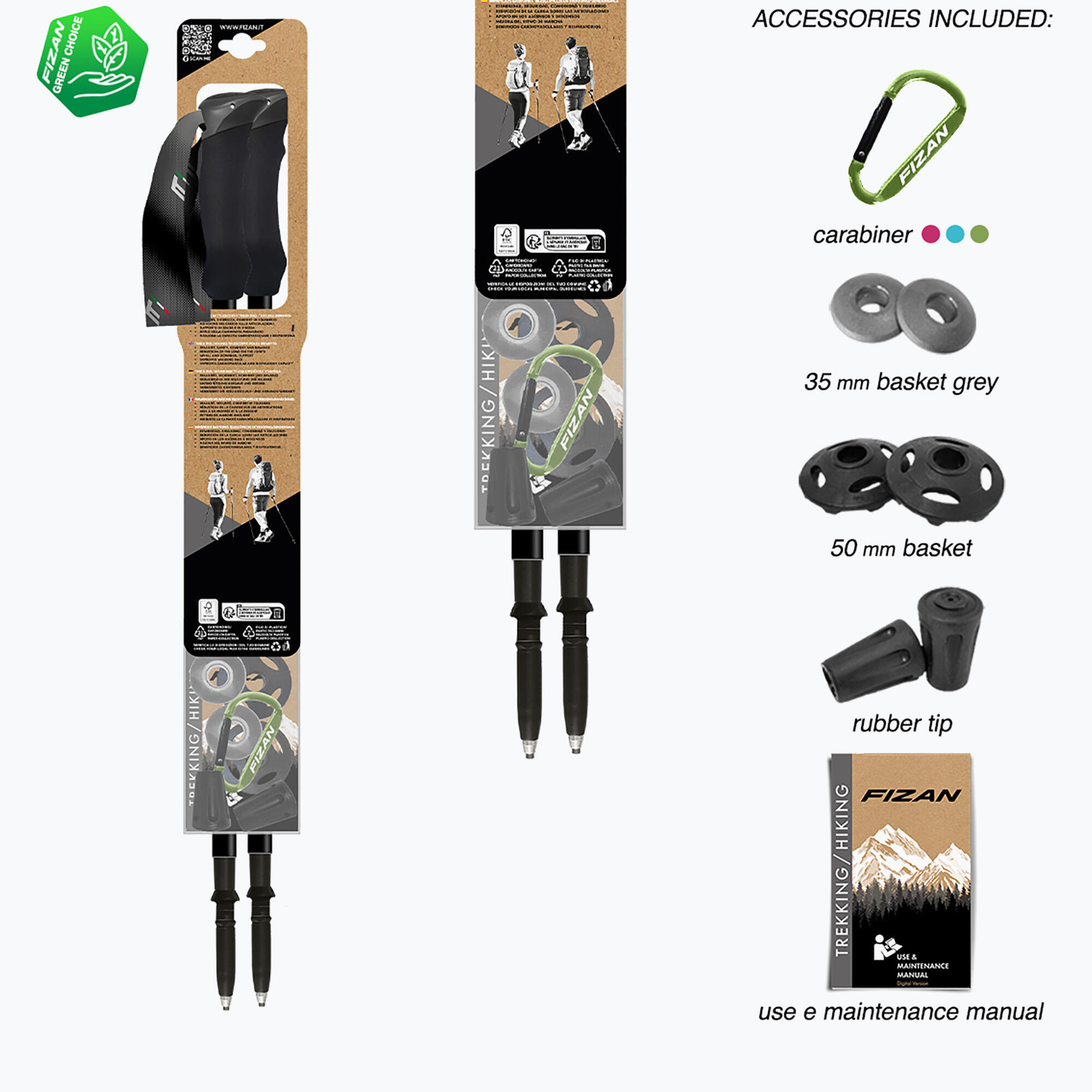 Bâton de trekking Fizan Compact 7/7