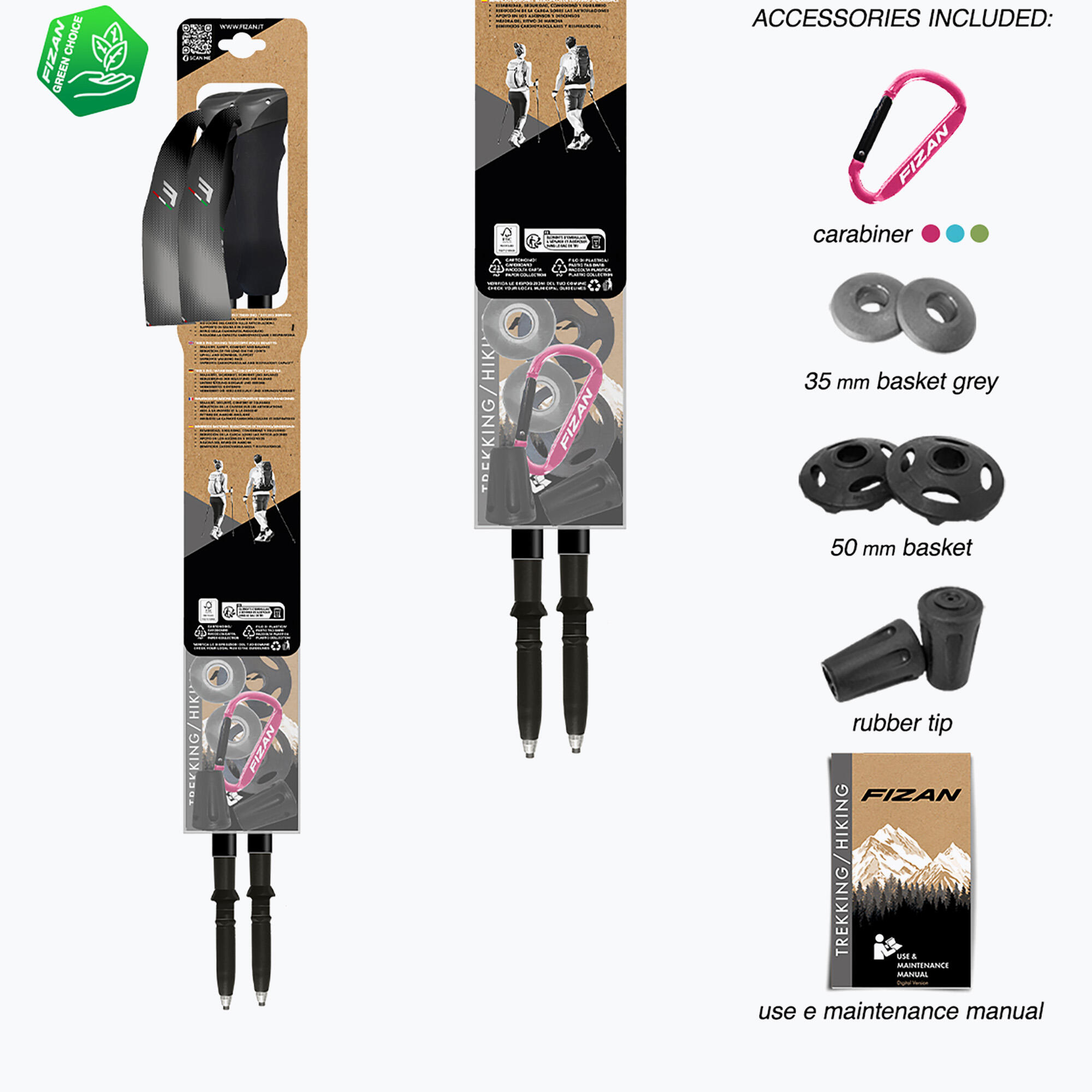 Bastones de trekking Fizan Compact 7/7