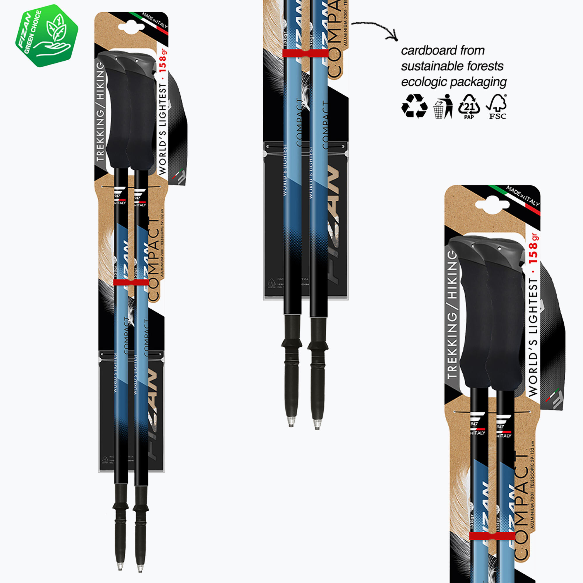 Bâton de trekking Fizan Compact 6/7