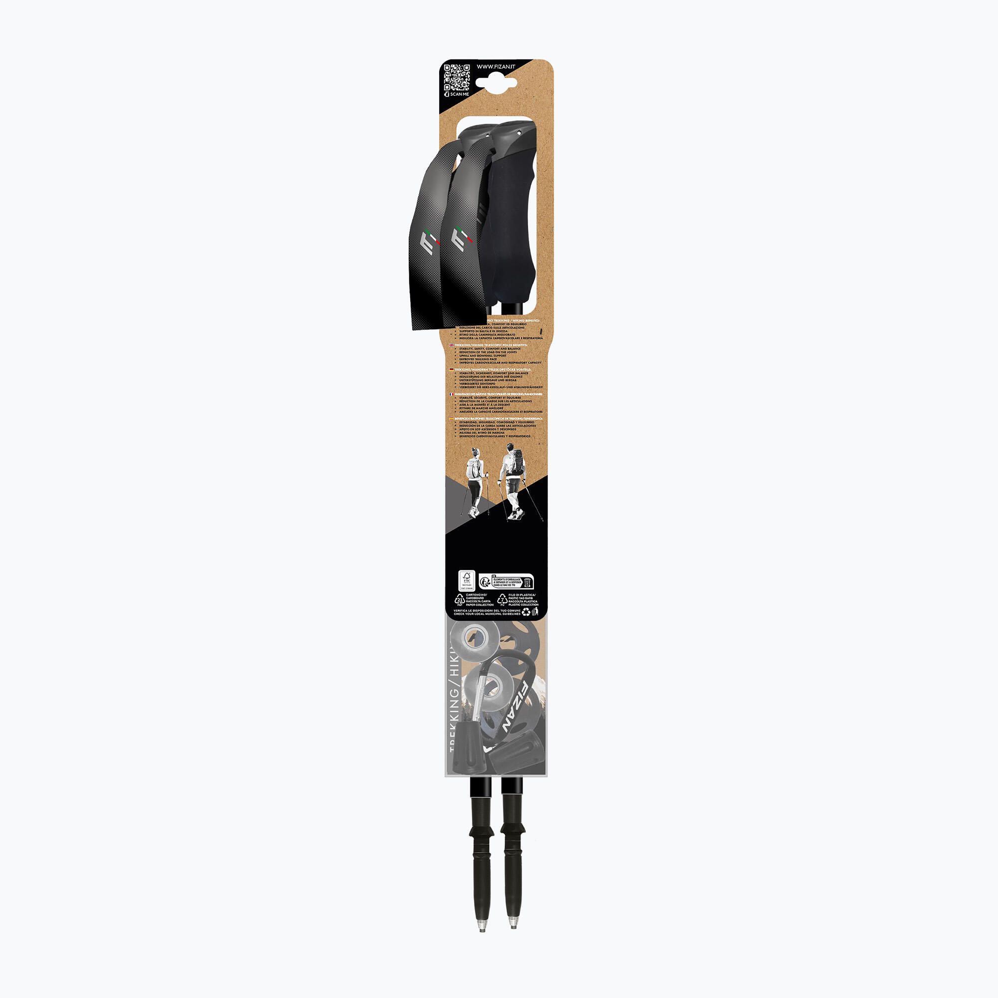 Bâton de trekking Fizan Compact 4/7