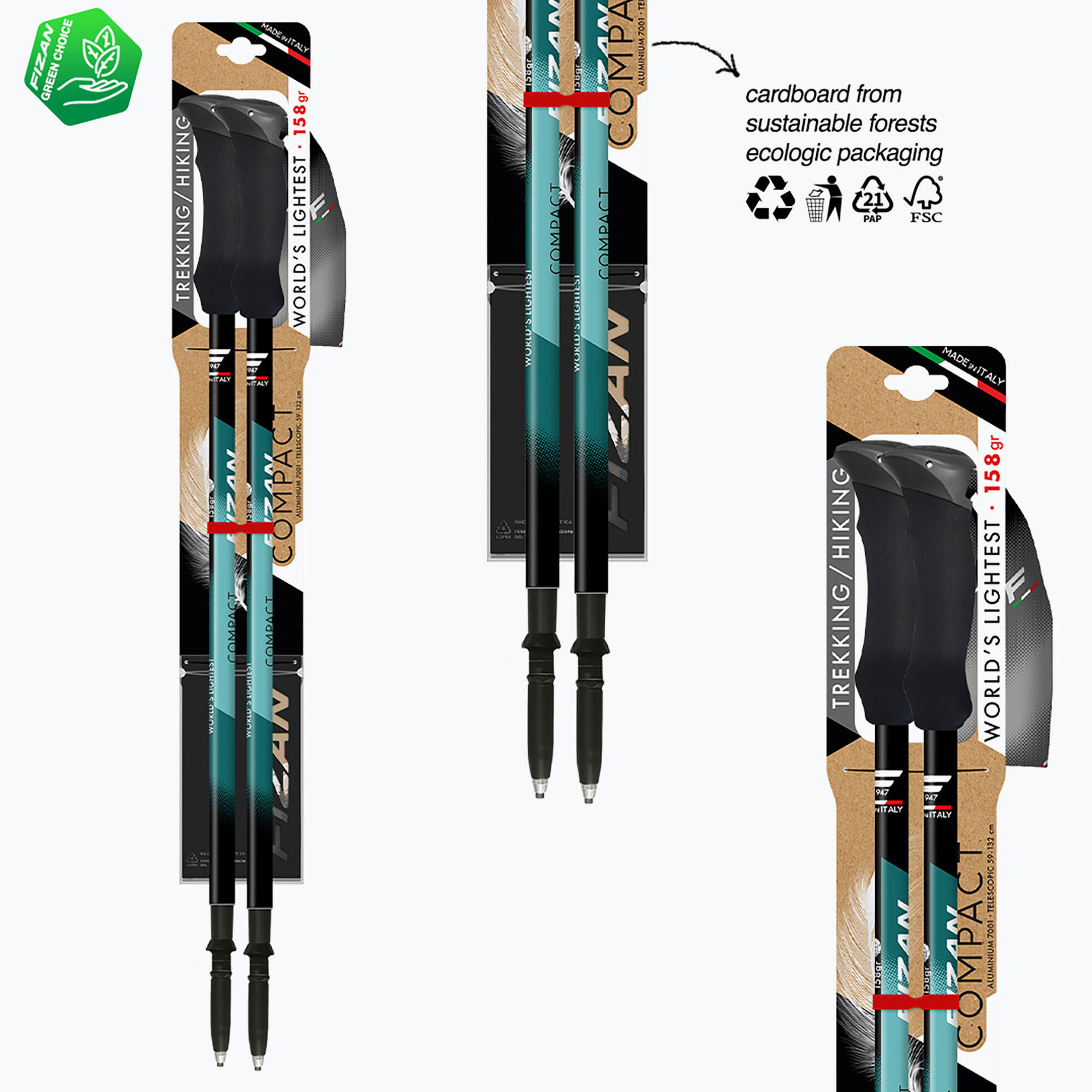 Bastones de trekking Fizan Compact 6/7