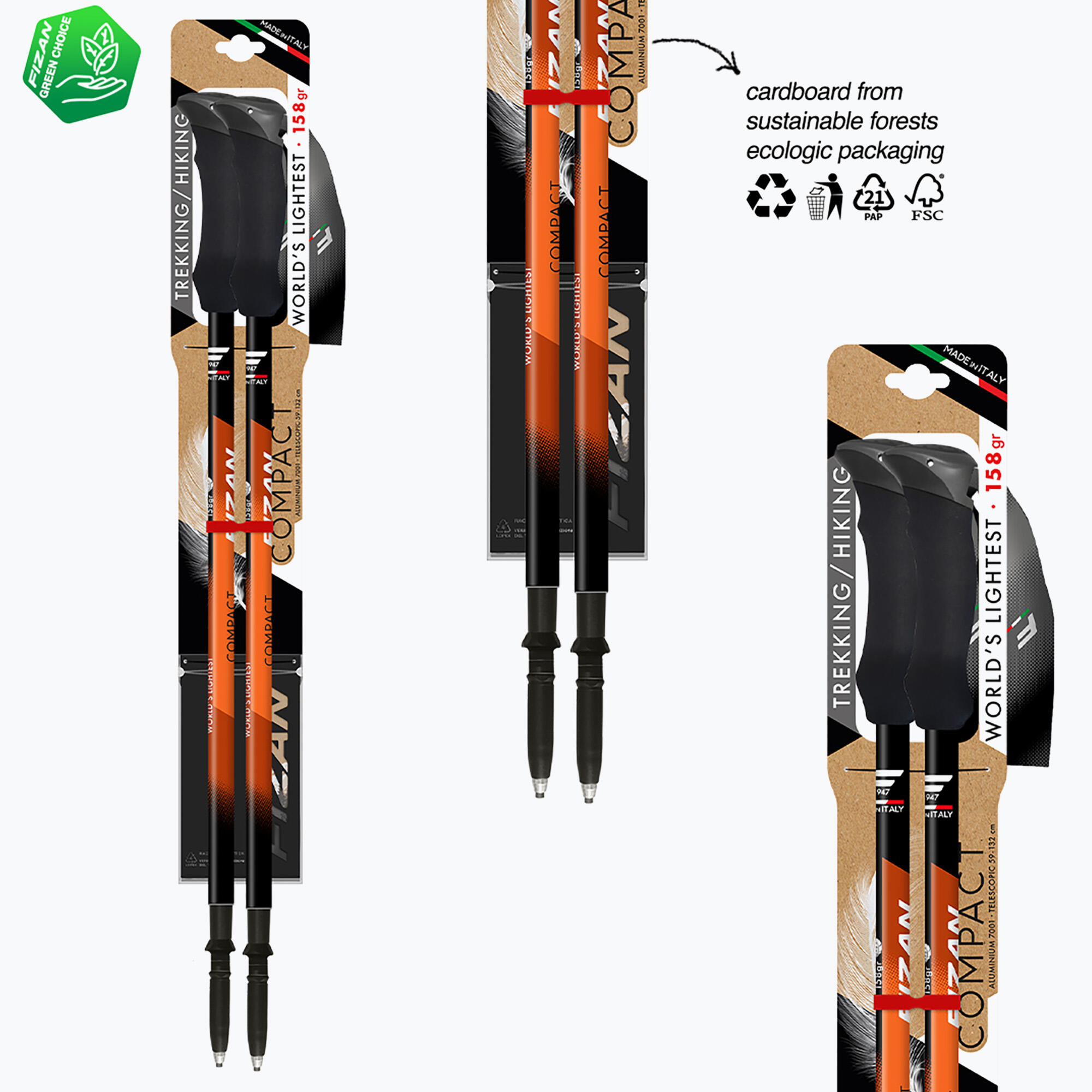Bâton de trekking Fizan Compact 6/7