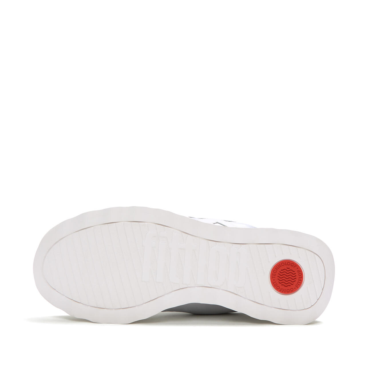 FITFLOP FitFlop Retro-Q FF Metallic-Fabric/Suede Sneakers  ZILVER/URBAN WIT 38 4/7