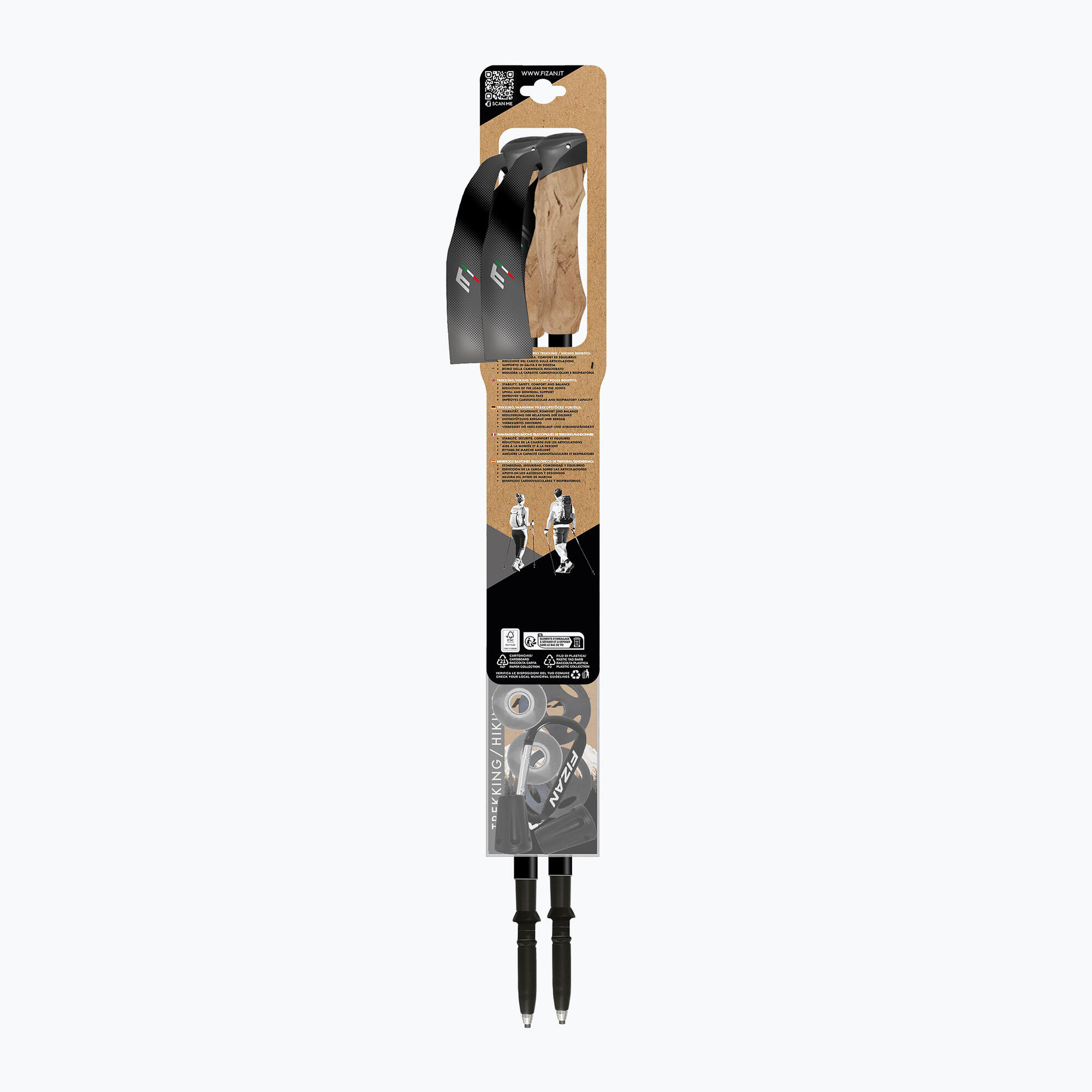 Trekking poles Fizan Compact 4/7