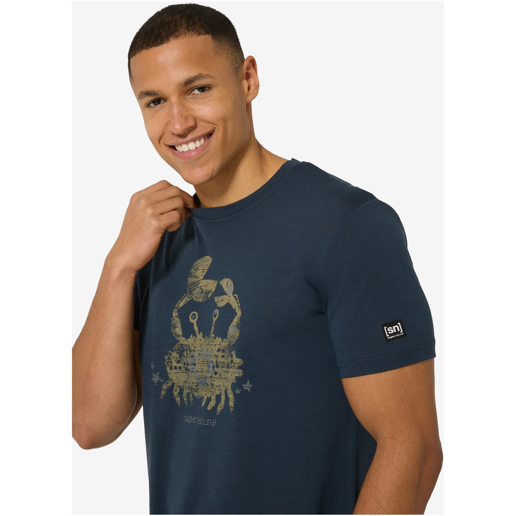 Koszulka męska SUPER.NATURAL M MR CRAB TEE 3/5