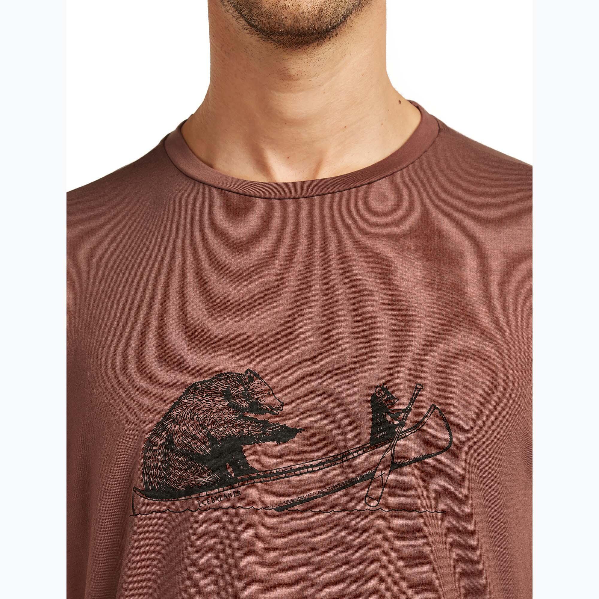 Koszulka męska icebreaker Merino Core Canoe Companions 5/7