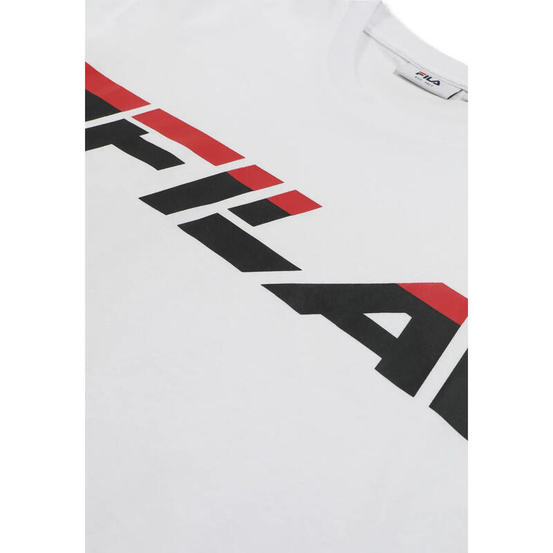T-shirt Uomo Fila Valiversi Graphic Estiva Regular Fit Bianco M 3/3