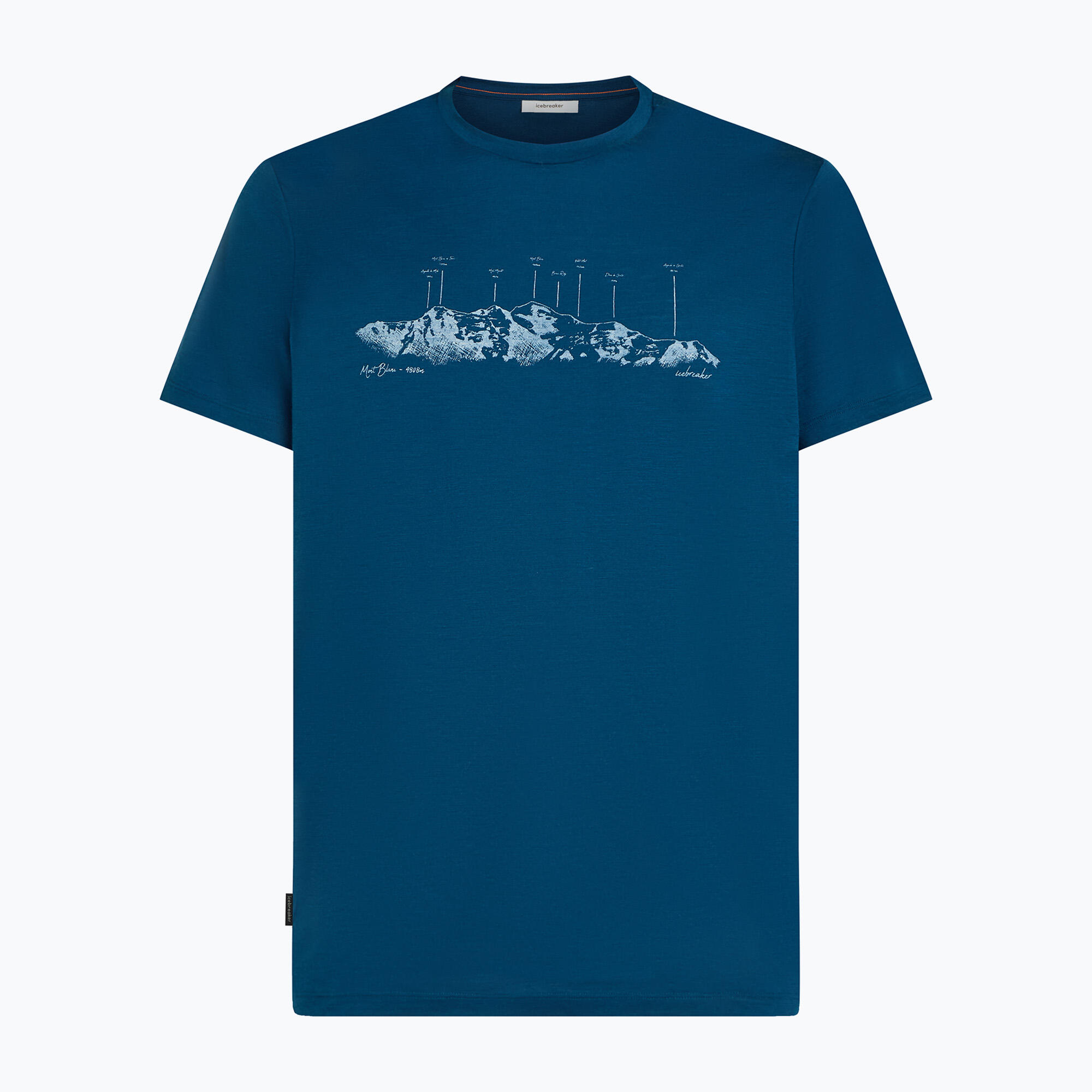 Koszulka męska icebreaker Merino 150 Tech Lite The Peaks 7/7