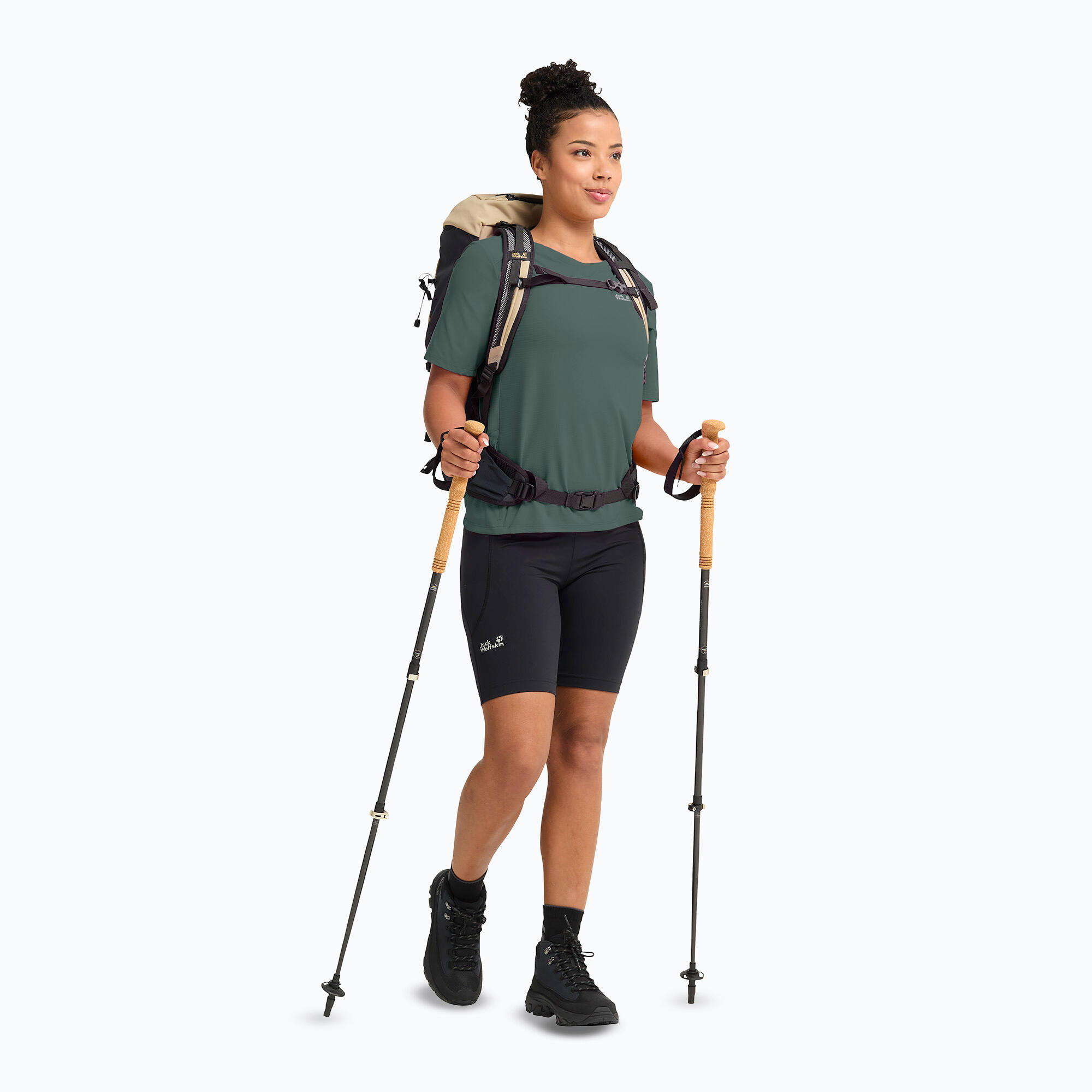 Koszulka trekkingowa damska Jack Wolfskin Prelight Suncool Duro 2/7