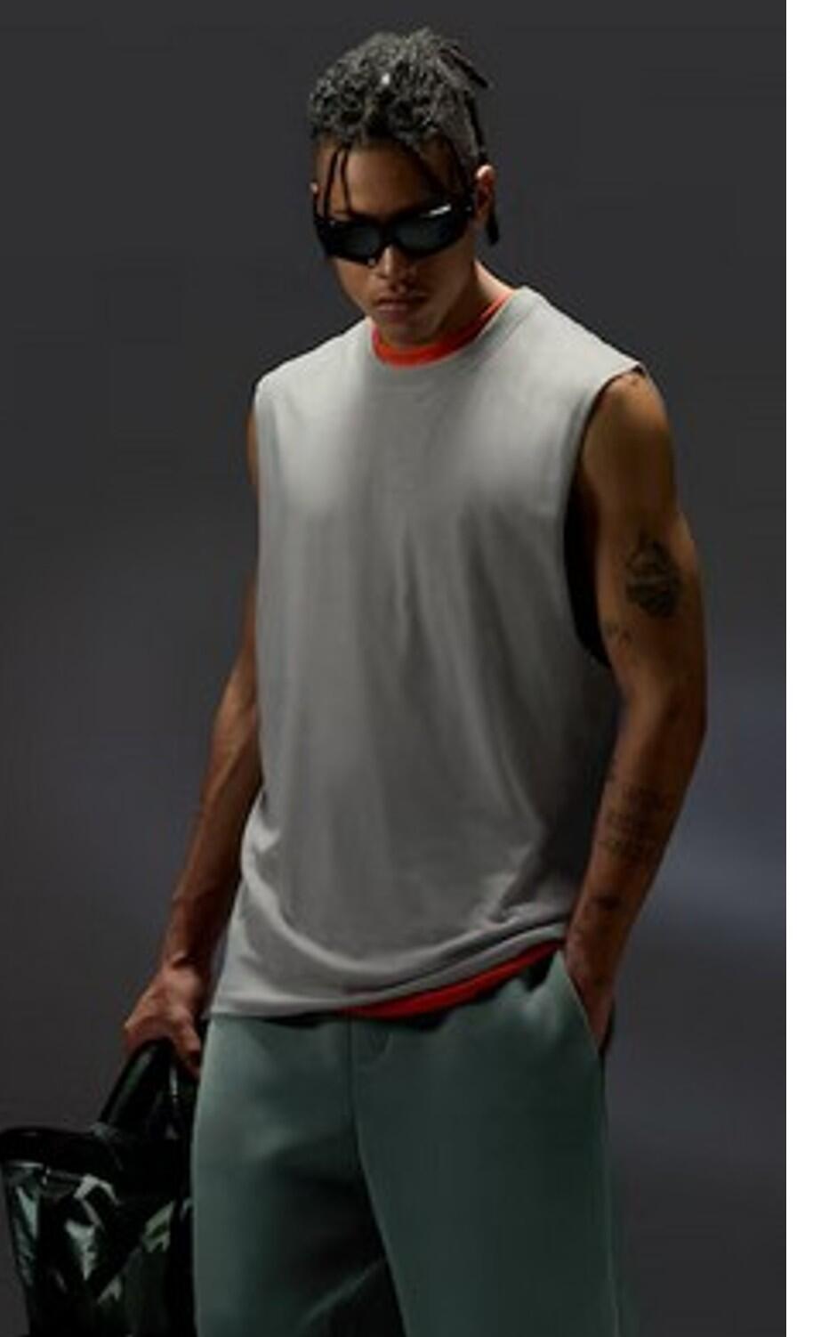 OAKLEY Oakley Herren Tank Top Reserve momento Zement 3/3