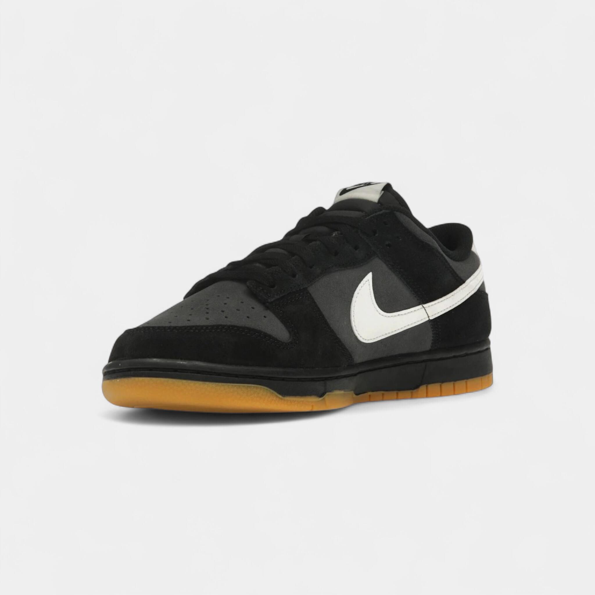 Nike Dunk Low SE Black Grey Gum 3/4