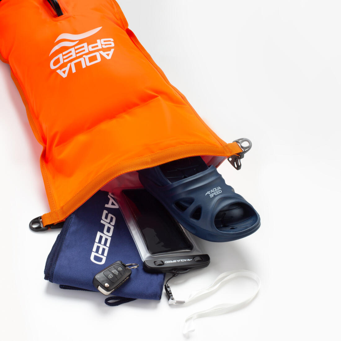 Boja asekuracyjna AQUA SPEED Open Water Swim Buoy 37x72cm kol. 75 4/6