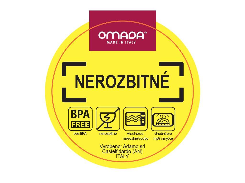 Set-4 sklenic Omada Tritan Pangea 0,35L 3/3