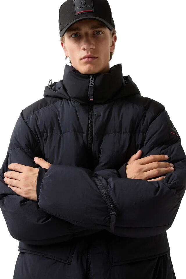 BOGNER FIRE + ICE Bogner Fire + Ice Herren Daunen-Kurzmantel YARON black 6/7