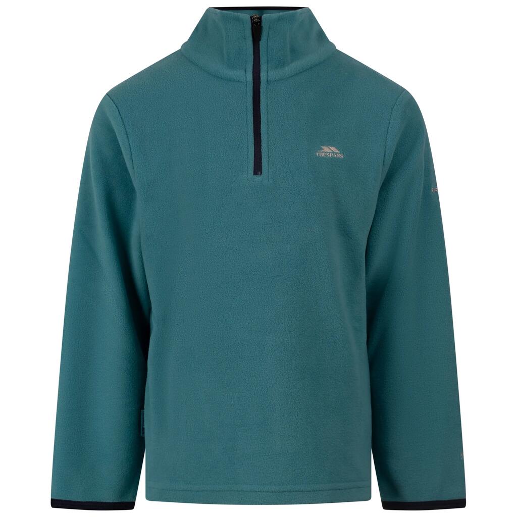 Boys Micro Fleece with 1/2 Zip in Contrast Colour - Etto