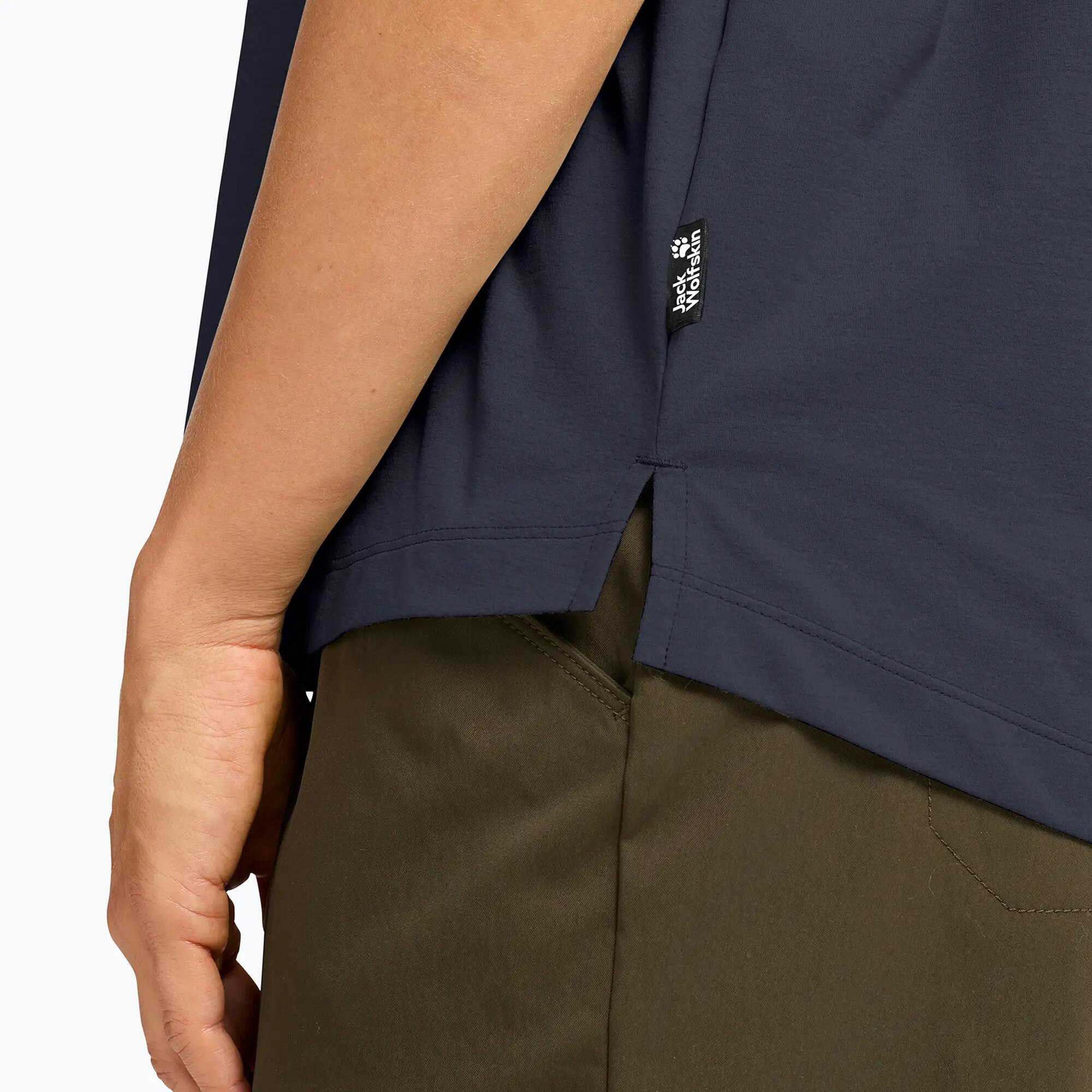 Koszulka trekkingowa damska Jack Wolfskin Travel T 4/7