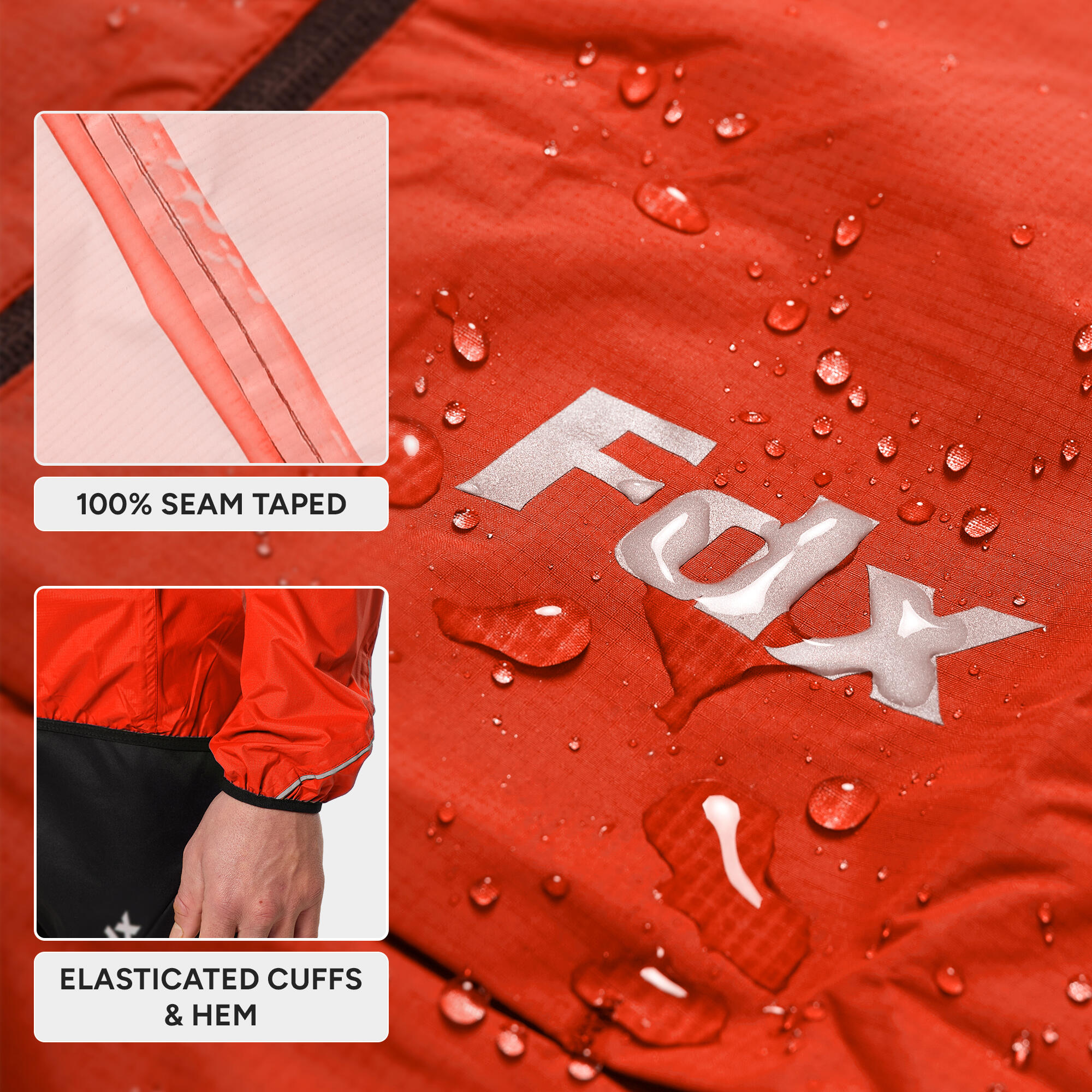 J20 Men's Waterproof Cycling Jacket Lightweight Breathable Wind