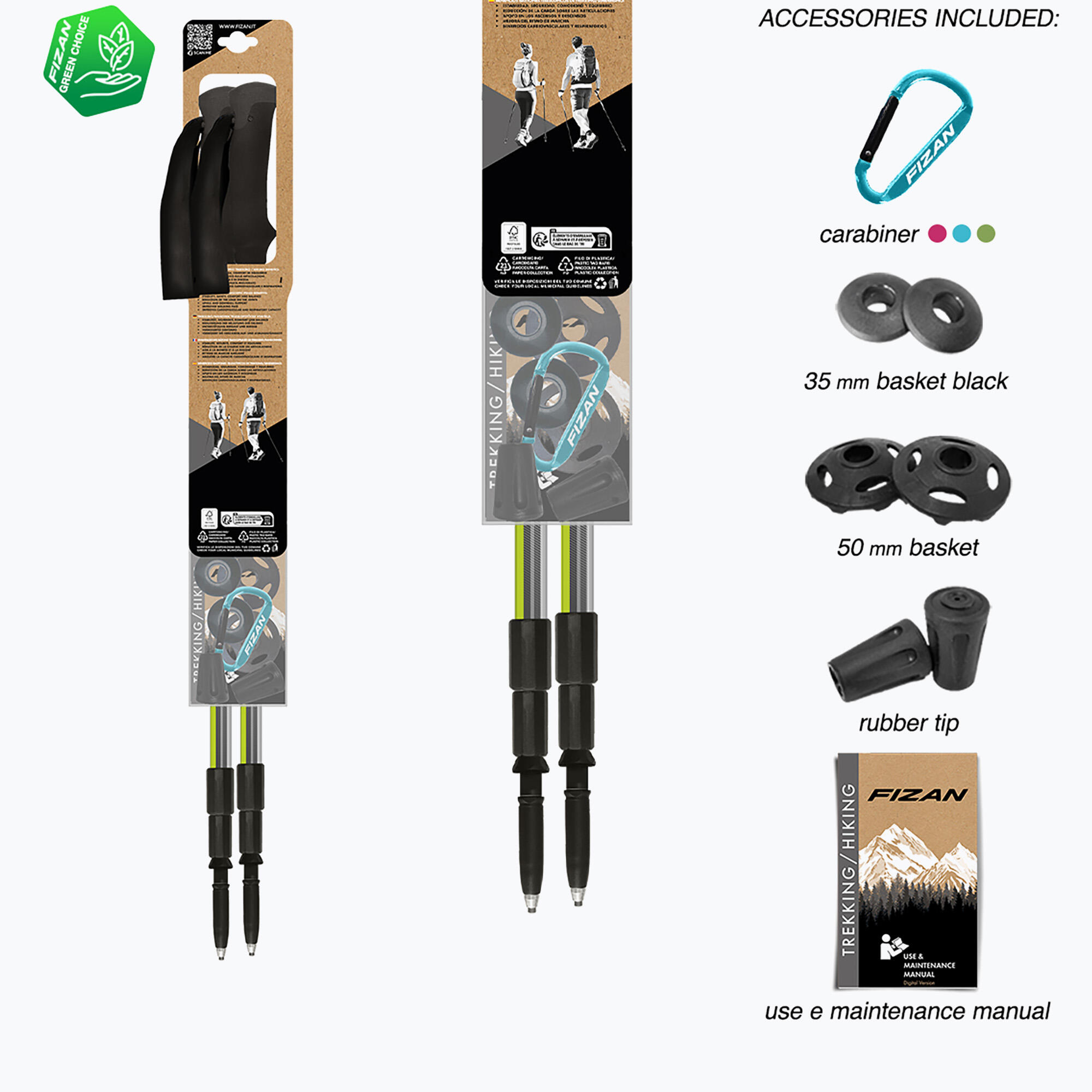 Trekking poles Fizan Trek Pro 7/7