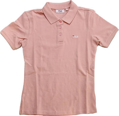 Polo Donna Fila Ponderano Sportiva Vestibilità Femminile Mellow Rose M