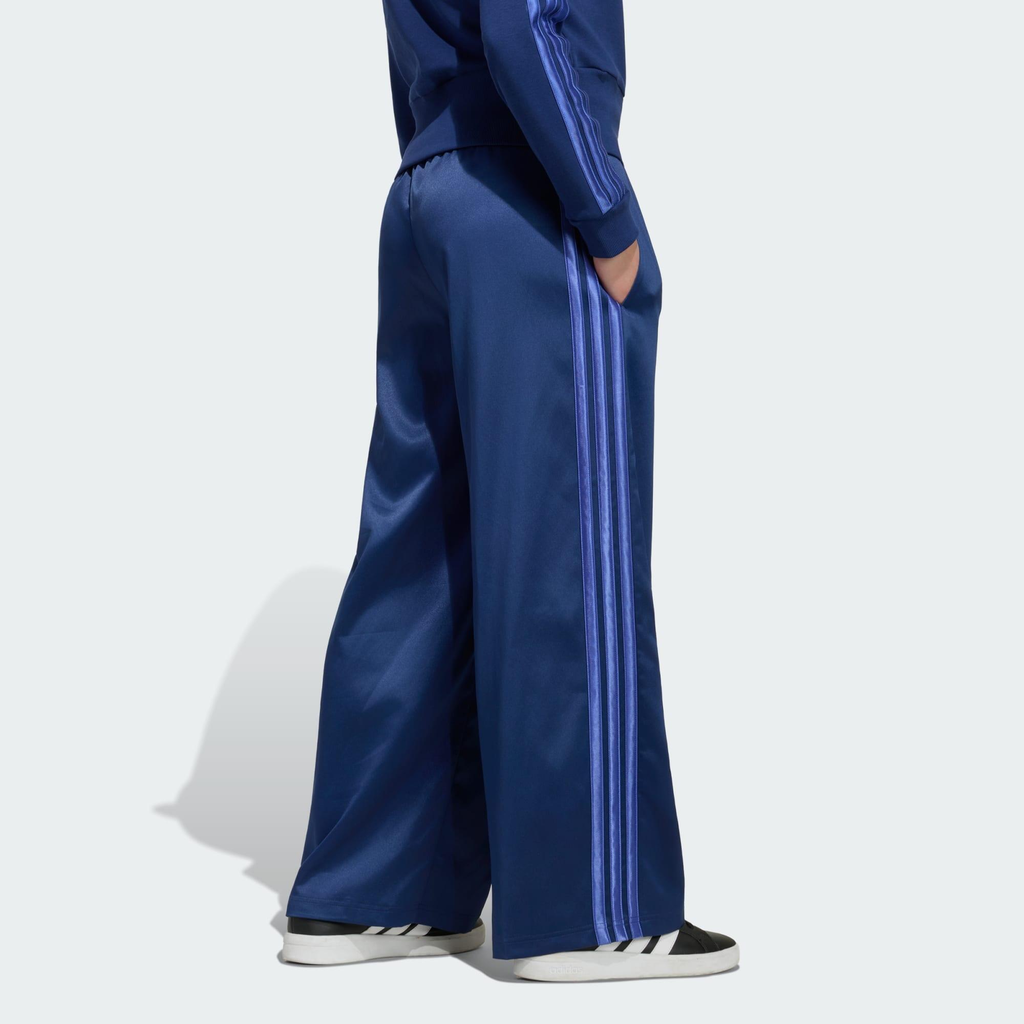 PANTALONI A GAMBA LARGA IN RASO 3/5
