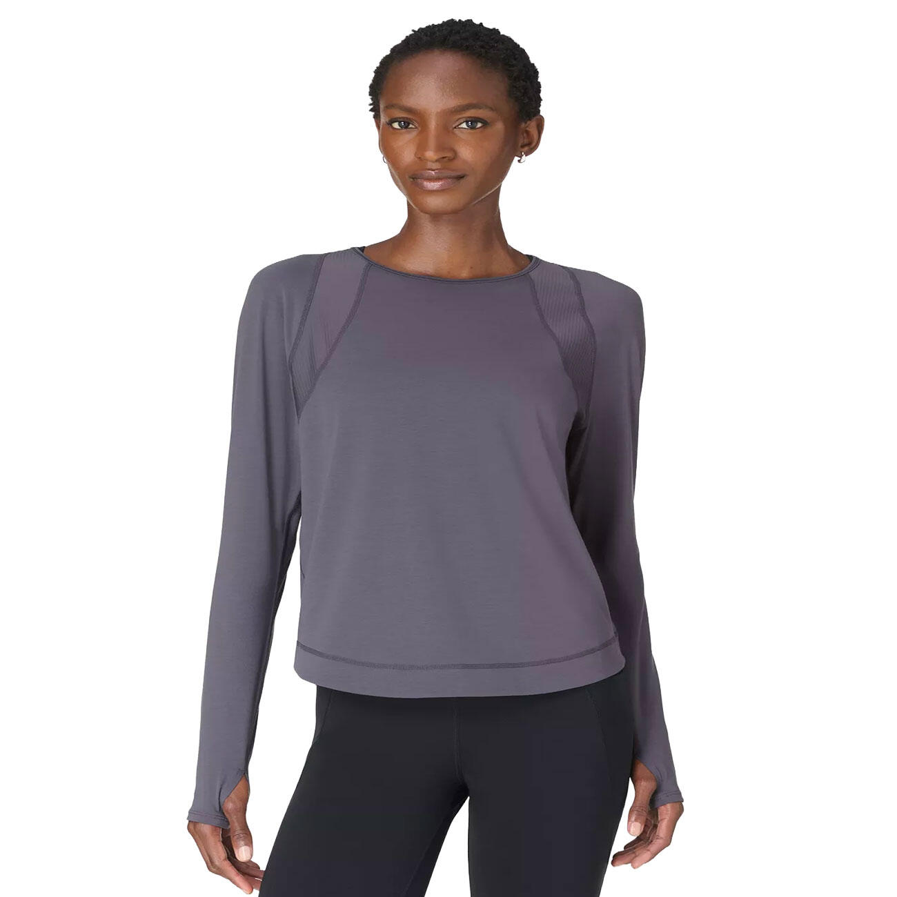 Haut à Manches Longues en Maille Sweaty Betty Breathe Easy 5/7