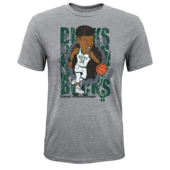 Hype Breakers SS Triblend Junior koszulka, Milwaukee Bucks