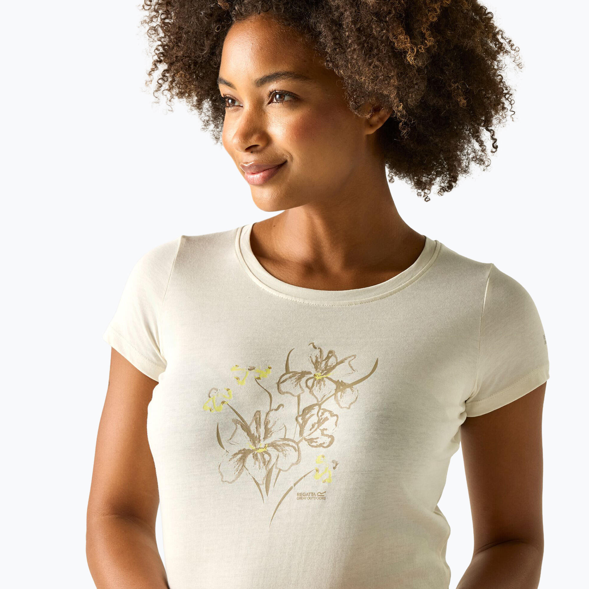 Dames-T-shirt Regatta Breezed 5/7