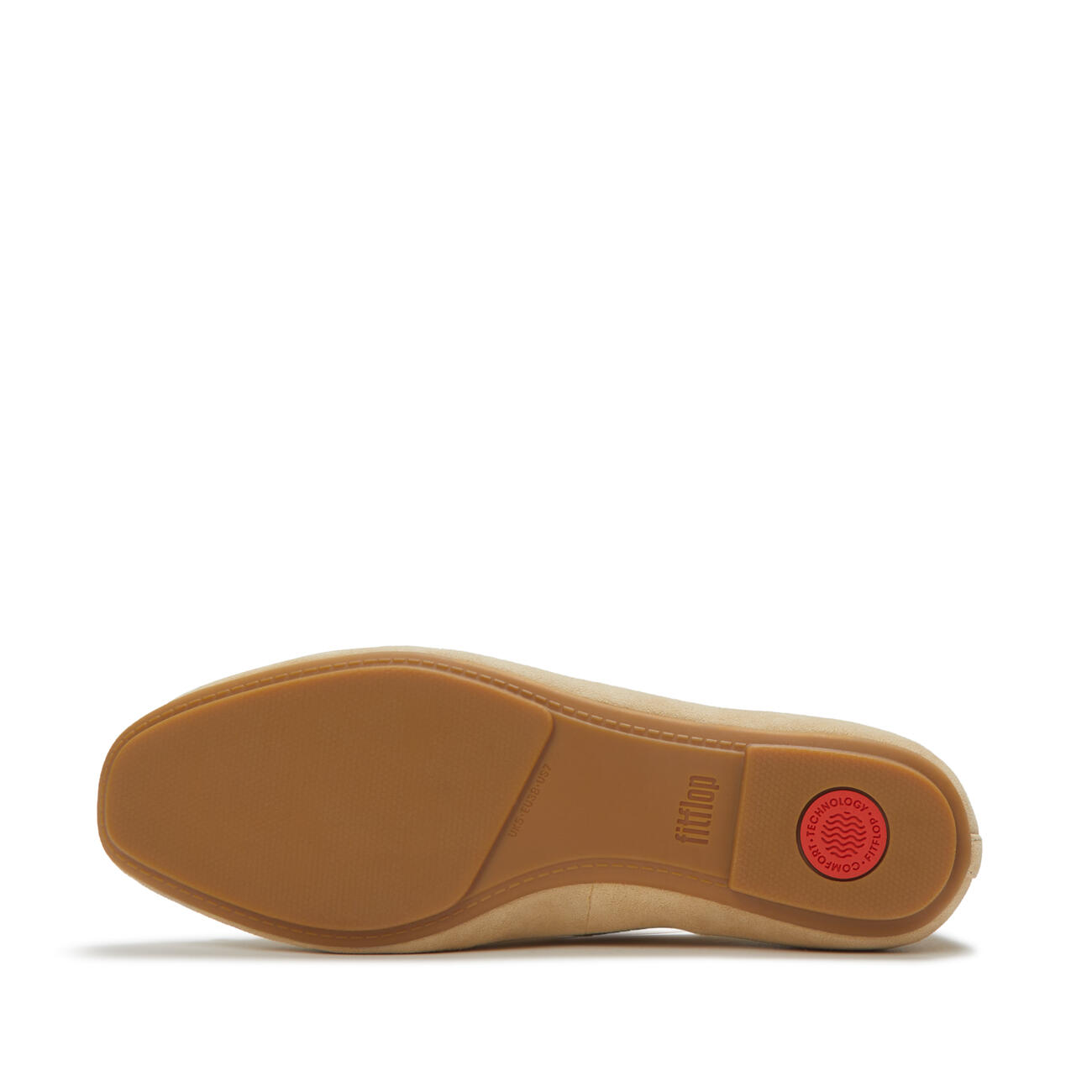 FITFLOP FitFlop Delicato Bow Suede Ballet Flats  CAPPUCCINO 37 4/7