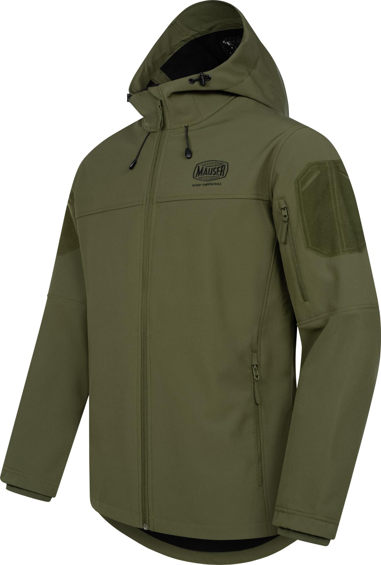 Jagdjacke Softshelljacke Herren Jagd Tornado Grün 3/6