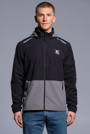 Cortavientos Hombre Black/Dark Grey