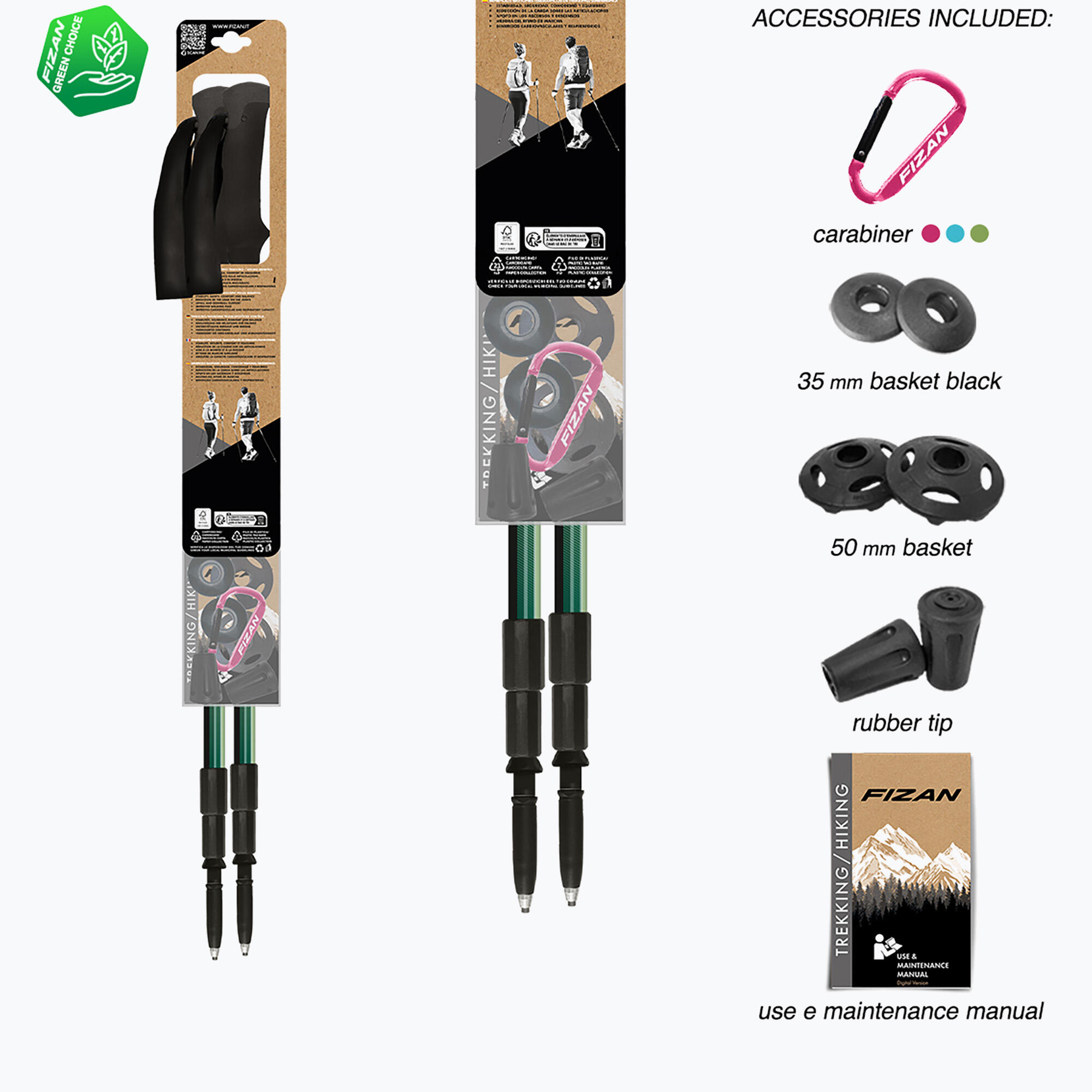Bastones de trekking Fizan Trek Pro 7/7