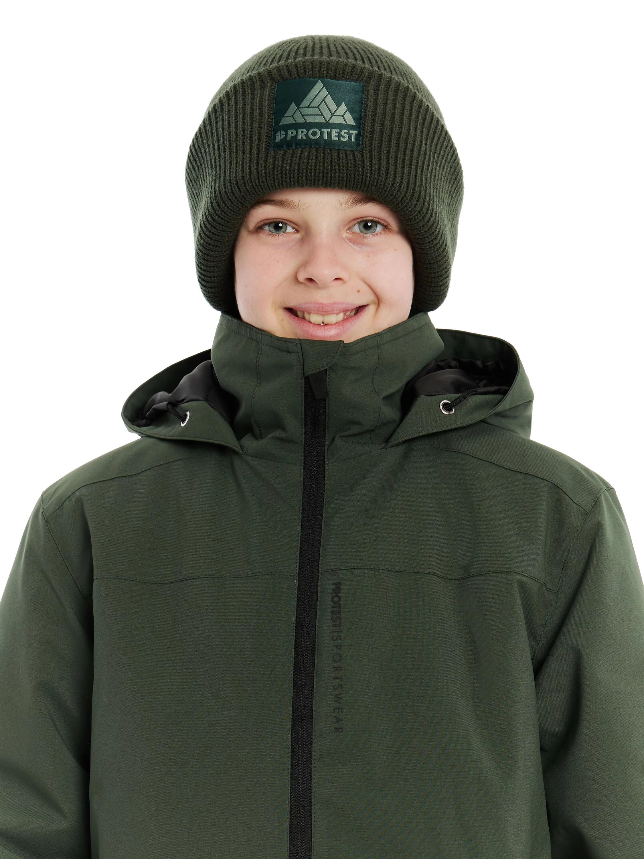 PROTEST Protest Kinder Skijacke PRTFlynto Kale green 6/6