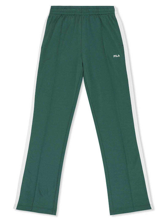Pantaloni Tuta FILA Sagano Gamba Dritta Coulisse Tessuto Poliestere Verde M 1/3