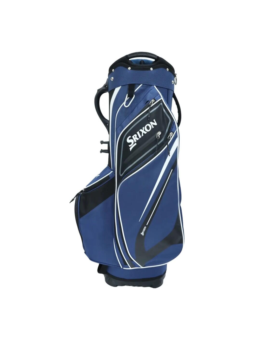Srixon Cart Bag 2026, sacca da golf con treppiede, blu navy/nero 3/3