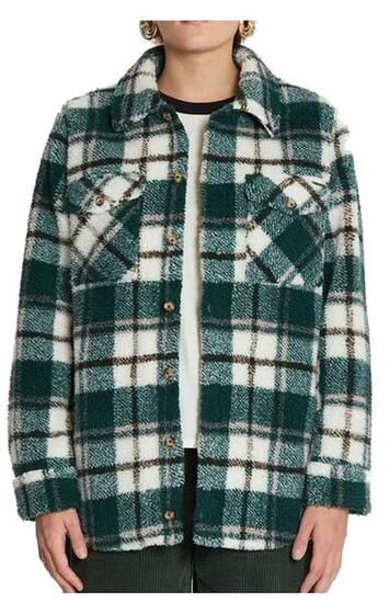 VOLCOM Volcom Damen Silent Sherpa Jacke Dark Pine