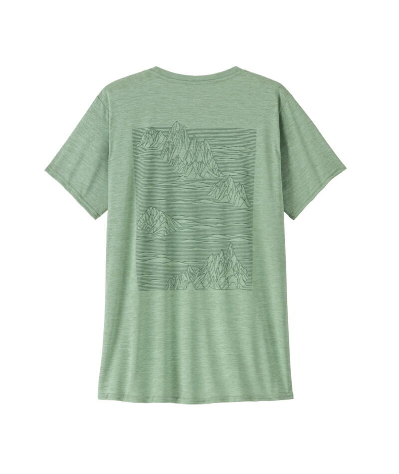 PATAGONIA Patagonia Damen T-Shirt Cap Cool Daily Graphic Ellwood Green 3/5
