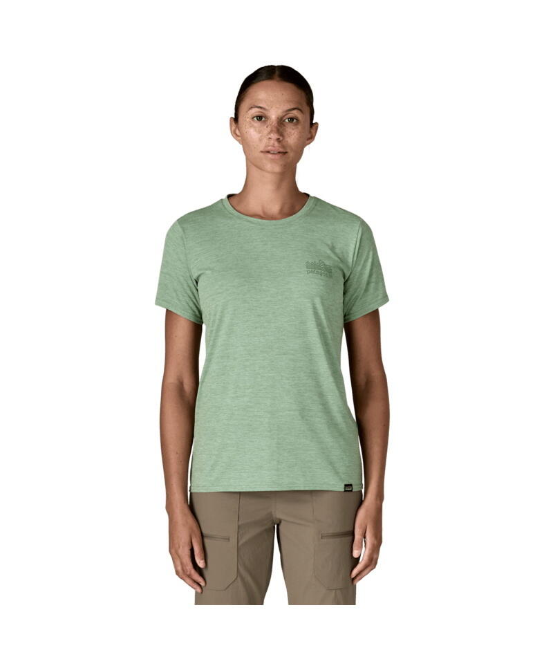 PATAGONIA Patagonia Damen T-Shirt Cap Cool Daily Graphic Ellwood Green 2/5