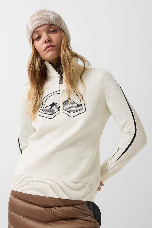 BOGNER FIRE + ICE Bogner Fire + Ice Damen Strick-Troyer AZRA offwhite 5/5