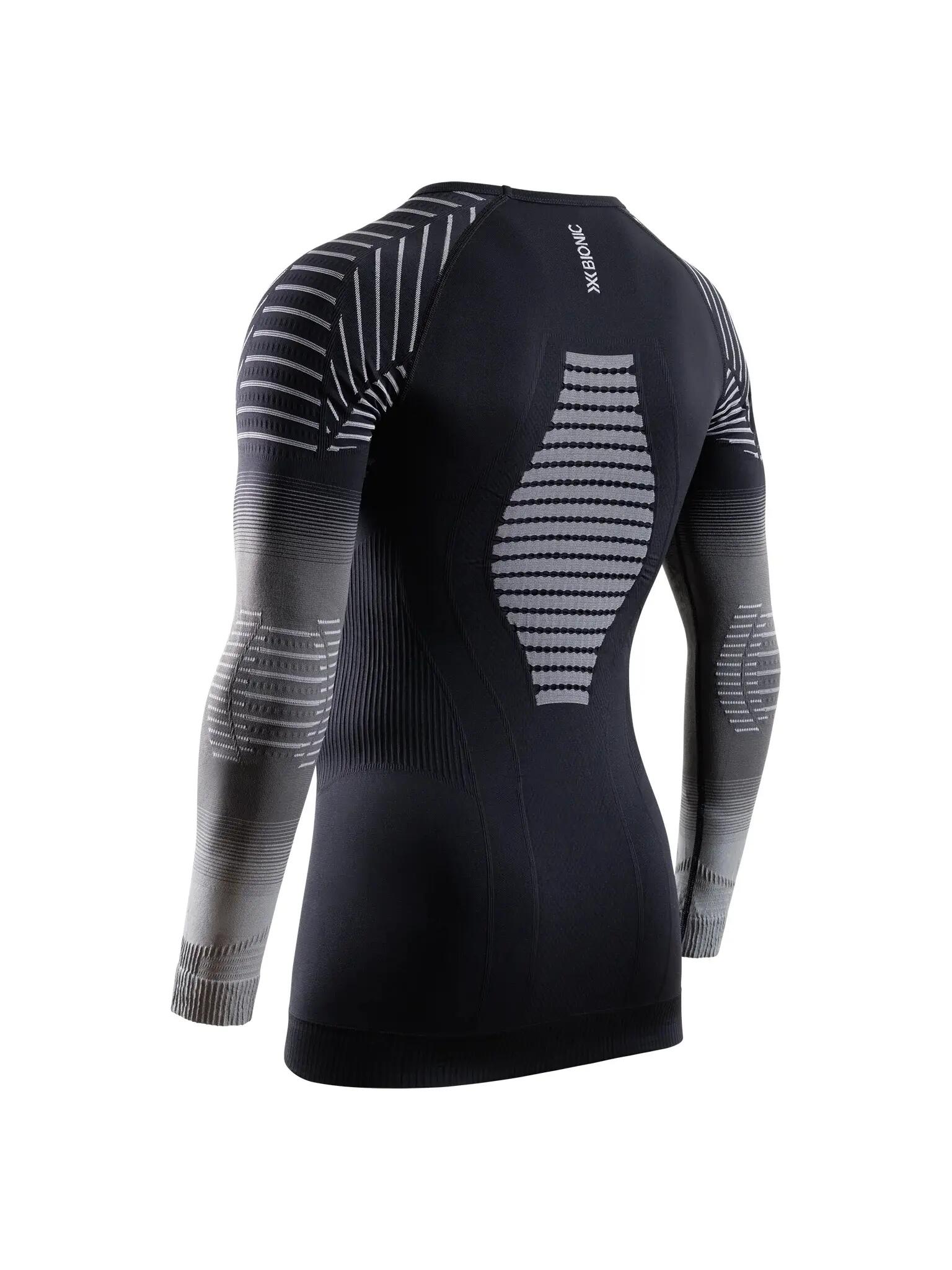 X-BIONIC X-Bionic Herren Skiunterzieher INVENT SHIRT BLACK/GREY 2/3
