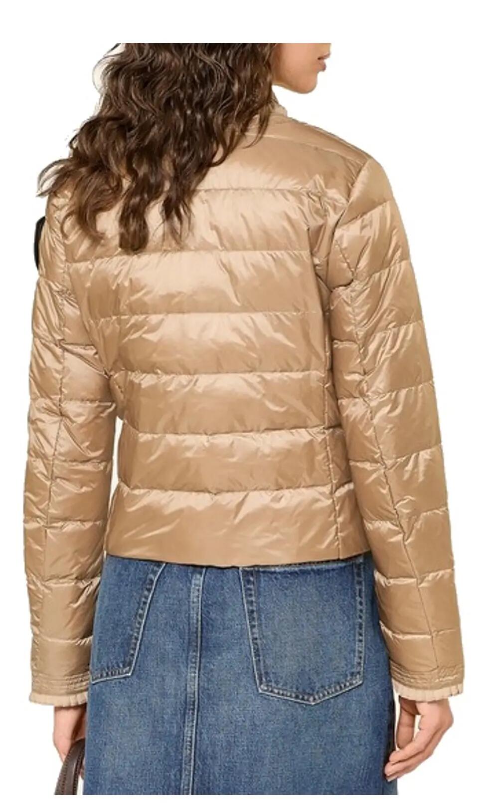 BLAUER Blauer USA Damen Lightweight-Daunenjacke Rosa beige 3/4