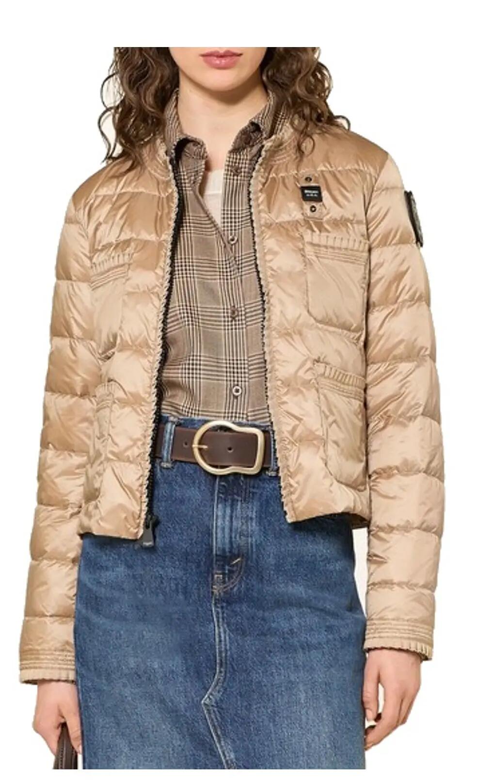 BLAUER Blauer USA Damen Lightweight-Daunenjacke Rosa beige 2/4