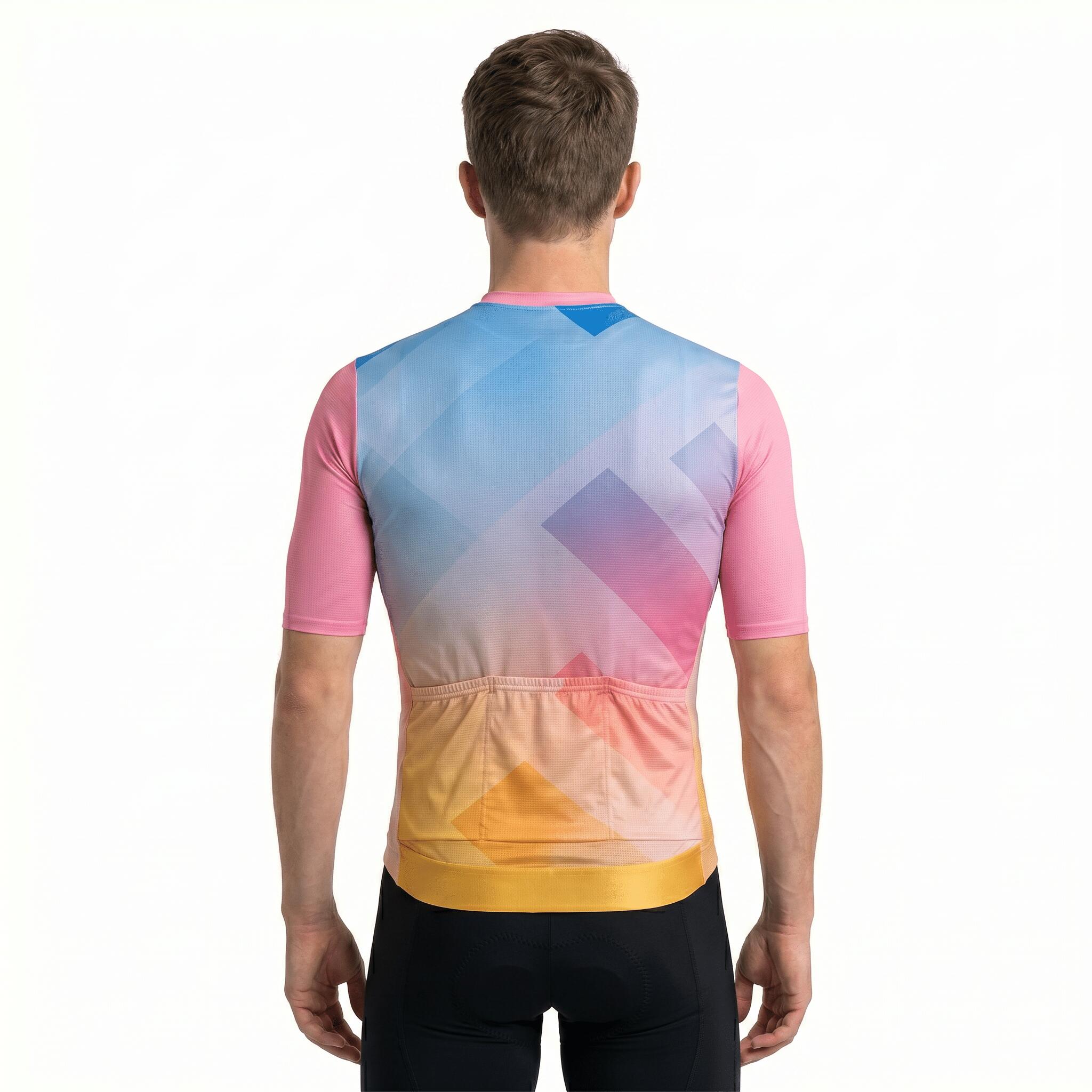 Maillot Cyclisme Unisexe OTTIMA 2 - Rainbow 4/4