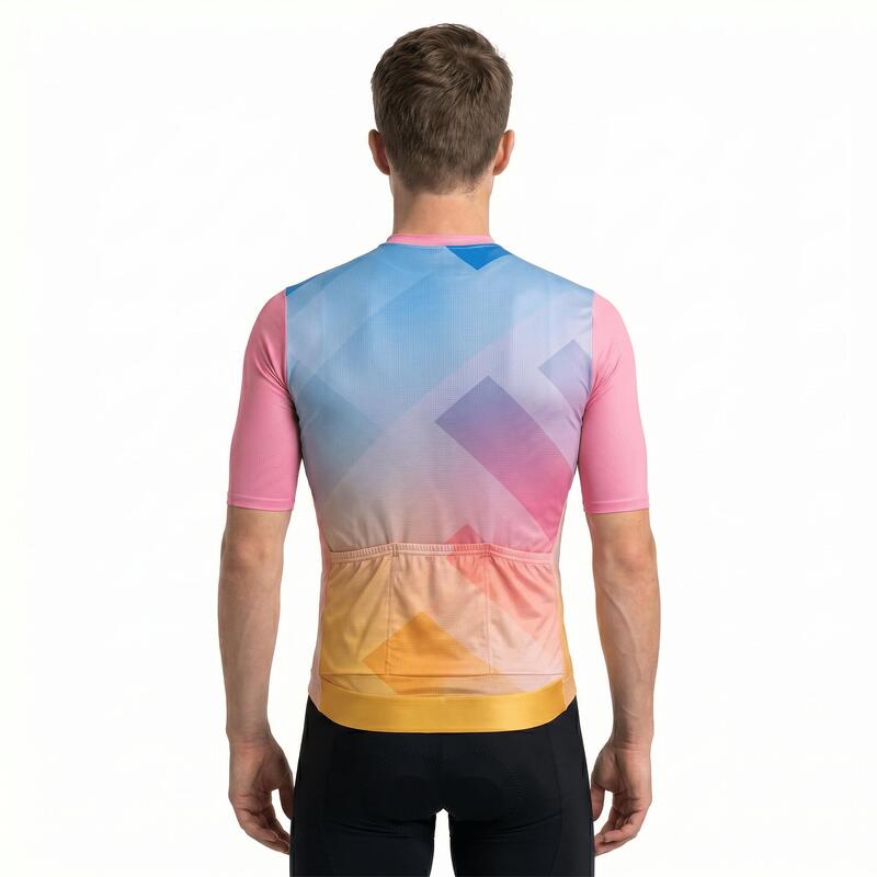 Tricou de ciclism unisex OTTIMA 2 – Rainbow