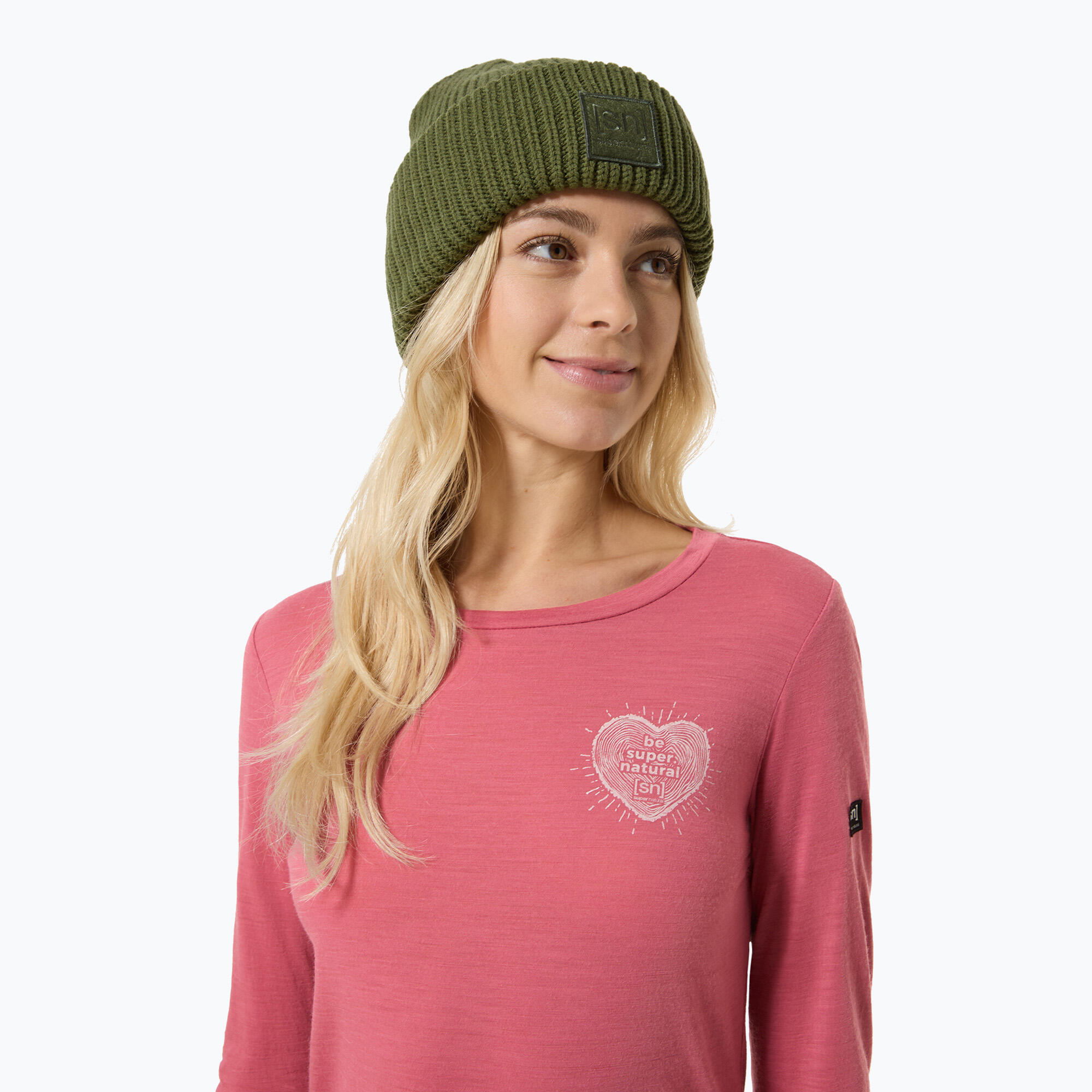 Longsleeve damski super.natural Little Heartwood 3/7