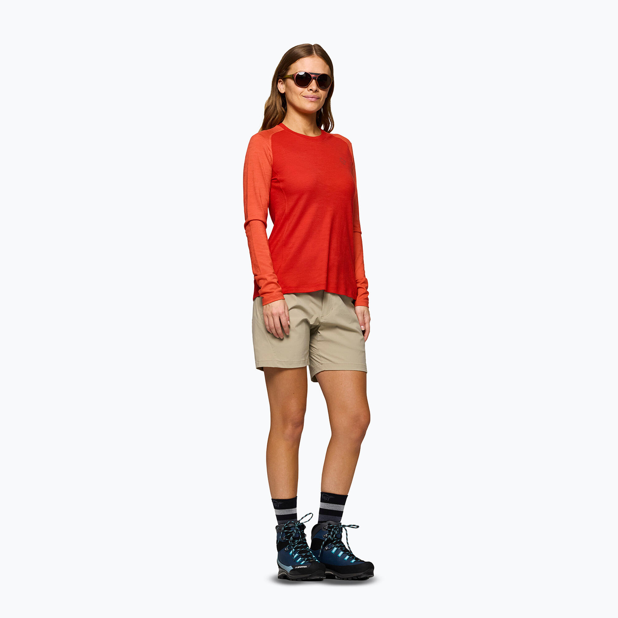 Longsleeve trekkingowy damski NORRONA Femund PureUll LS 2/7