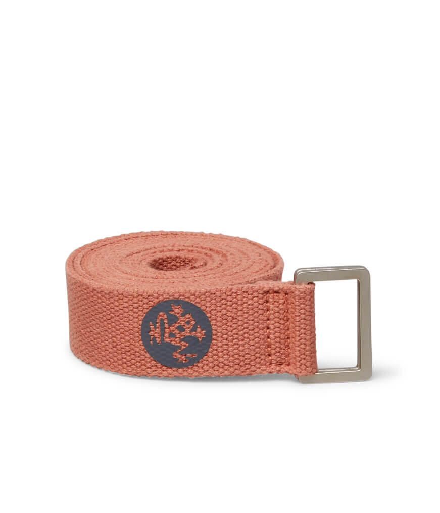 Manduka Unfold 2.0 katoenen yogaband 243 cm - Clay 3/3