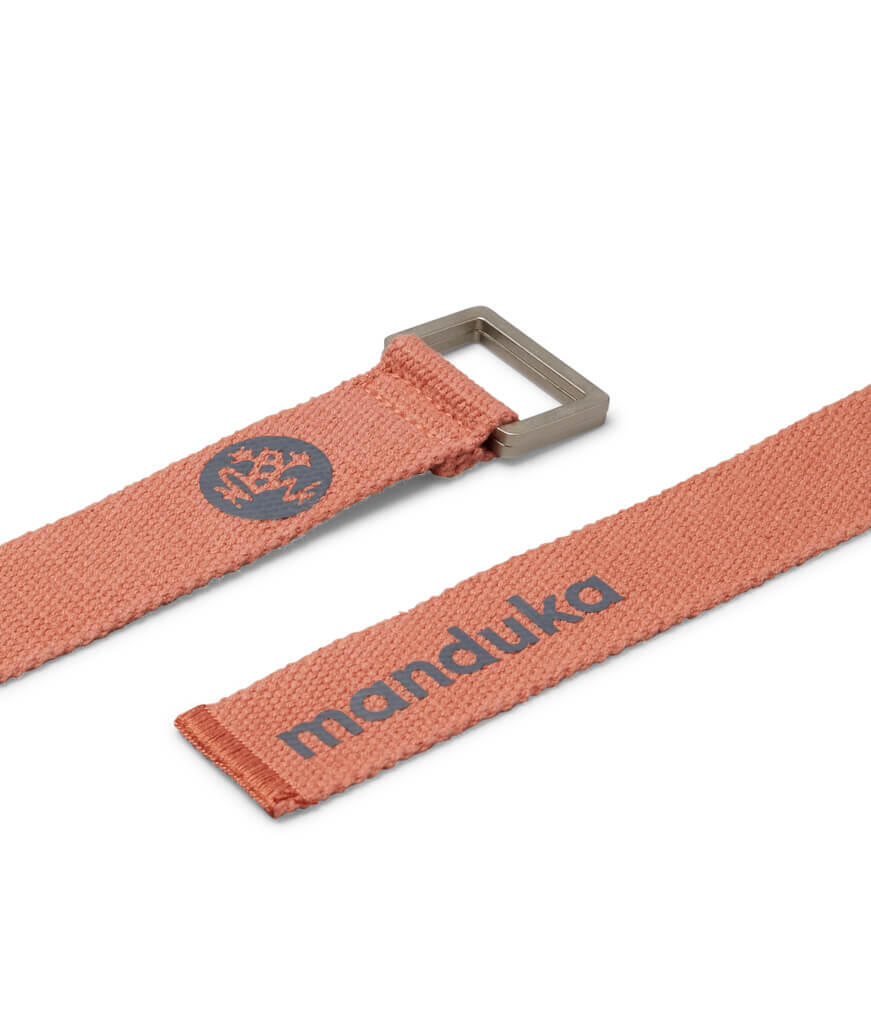 Manduka Unfold 2.0 katoenen yogaband 243 cm - Clay 2/3